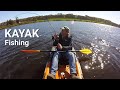 FISHING FROM A KAYAK - on the Blessington Lakes, Co. Wicklow, Ireland