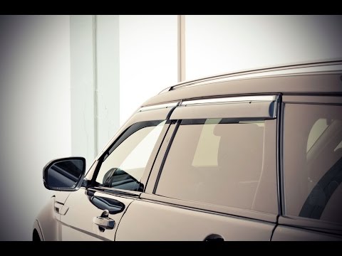 WellVisors For 06-13 Range Rover Sport BLACK TRIM Side Window Visors Rain Guards WellVisors For 06-13 Range Rover Sport BLACK TRIM Side Window Visors Rain Guards