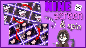 NINE screen SPIN transition TUTORIAL || CapCut