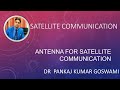 Antenna for satellite communication