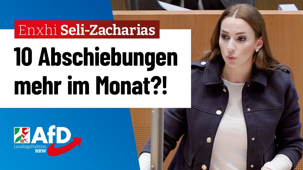 Wie tief reicht der Schleuser-Sumpf in deutsche Behörden? – Enxhi Seli-Zacharias (AfD)