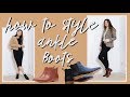 HOW TO STYLE ANKLE BOOTS FOR FALL // by Chloe Wen