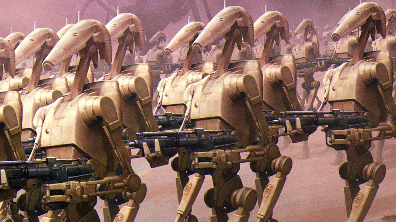 økse ubemandede Demokrati The Battle Droid Army Assembles... - Star Wars EAW: Fall of the Republic  Mod S3E2 - YouTube