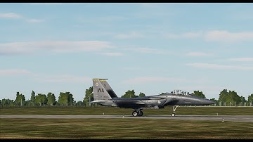 DCS : World F-15 Strike Eagle Take-off and Landing