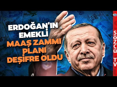 Erdoğan'ın Emekli Maaşı Planı Meğer Buymuş! 'YÜZDE 50'YE TAMAMLANIR' Diyerek Açıkladı