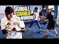 Jermall Charlo shows SHARP POWER at OPEN MEDIA  WORKOUT