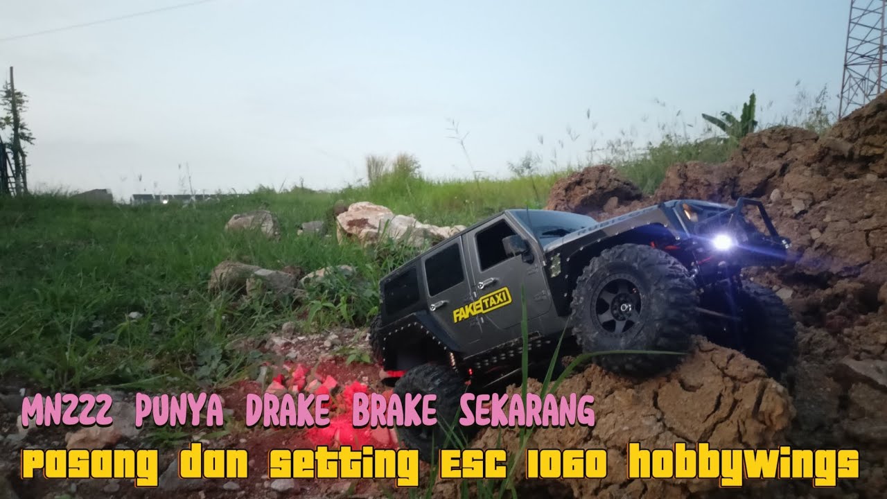 Pasang dan setting sendiri  ESC 1060 hobbywings,. Plug N play 🔥🔥🔥