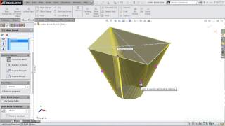 SolidWorks  Sheet Metal Tutorial | Lofted Bends