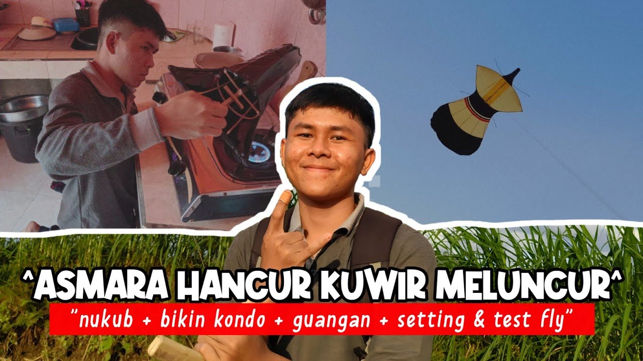 MAMPU TERBANG‼️ Bikin Layangan Kuwir 1,3M Setting Sampai Tuntas - GAK SEMUDAH YANG TERLIHAT‼️