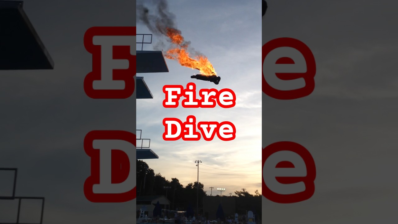 Fire Dive - diving stunts 