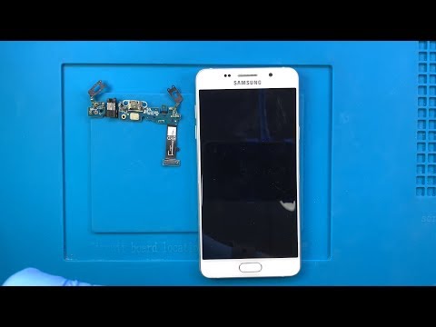 Samsung Galaxy A5 2016 Зарядное гнездо и замена микрофона | SM-510F