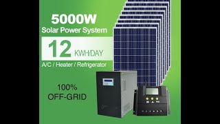 How to Buy & Build a 5kW Kilowatt Off Grid Solar System