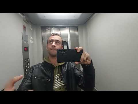 Old Schindler Lift In A 8 Story Building In Tarragona