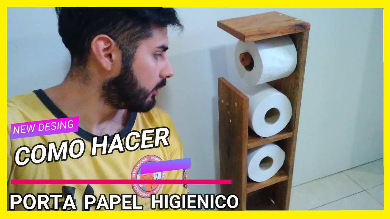 Despertar Lago taupo Prohibición COMO HACER PORTA PAPEL HIGIÉNICOS con madera♻reciclada-FÁCIL y RÁPIDO🚀 -  by MUEBLES ESTILO PALACIO - YouTube