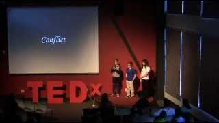 Conflict: Brandon St. Onge, Nicole Soto, and Sierra Richter at TEDxYouth@DSST