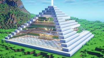 Modern pyramid house build tutorial
