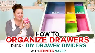 How to Organize Your Drawers + DIY Drawer Dividers!