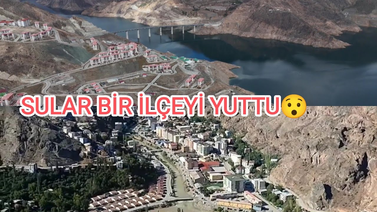 SULAR ALTINDA KALAN BİR İLÇE YUSUFELİ😯#yusufeli #yusufelibarajı #baraj #artvin