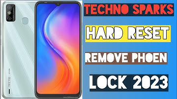 Techno Spark 7T pattern password lock kaise Tode 2023 How to Remove Screen Lock Pin Password 2023