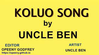 Hon. Koluo Joseph Andrew MP Toroma  #Uncle Ben #UncleBen
