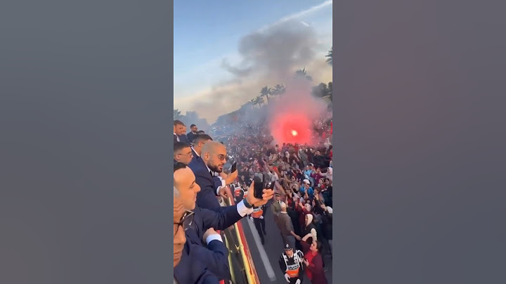 استقبال مهيب جدا لأسود الأطلس 😱 عند وصولهم المغرب 🇲🇦