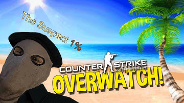 CS:GO MOST OBVIOUS BHOP SCRIPT WALL HACKER - OVERWATCH FUNNY MOMENTS