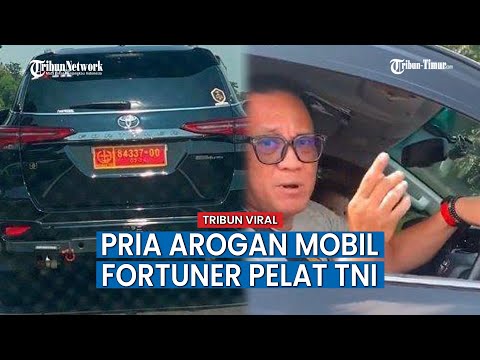Pemilik Mobil Fortuner Pelat TNI Ternyata Mantan Jenderal, Pria Arogan di Tol Japek