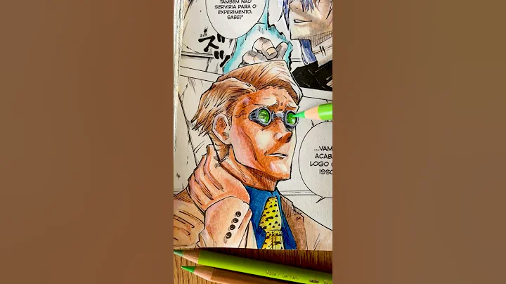 Coloring my Jujutsu Kaisen manga 🔥👔 Nanami vs Mahito #art #shorts #manga #jujutsukaisen