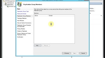 Create and Configure DFS Replication