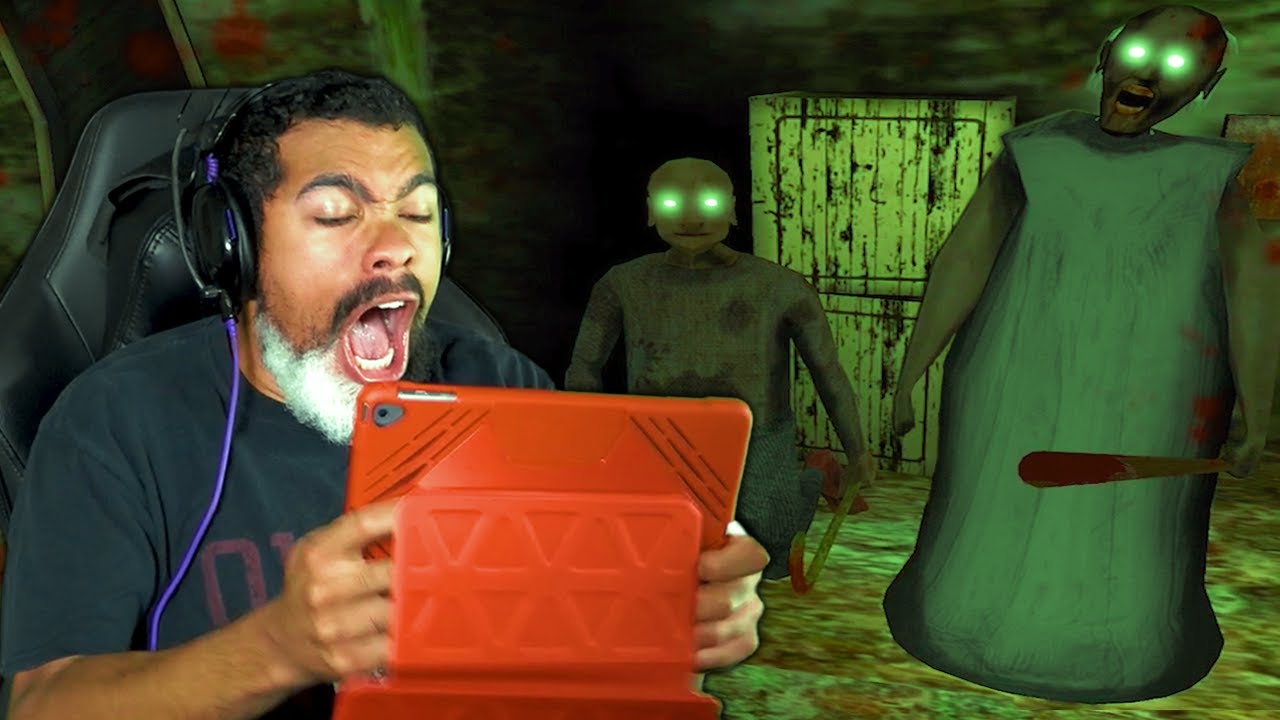 I ALMOST BROKE MY IPAD BECAUSE THIS GAME IS SO SCARY!! | Granny: Chapter 2