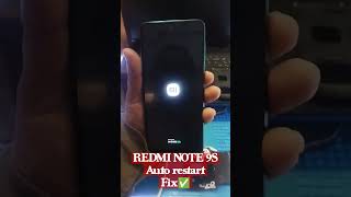 REDMI NOTE 9S AUTO RESTART FIX ✅