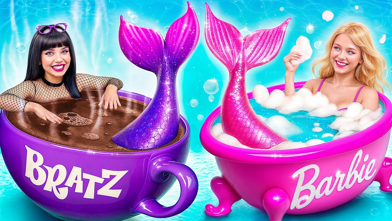 Барби vs Братц | Лучшее Преображение Куклы в Русалку Своими Руками с Multi DO Girls