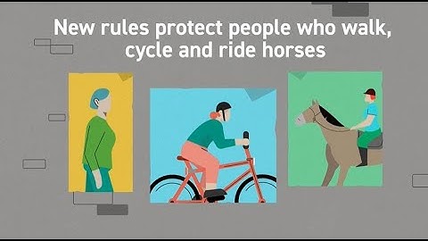 The Highway Code has changed to protect people who walk, cycle and ride horses