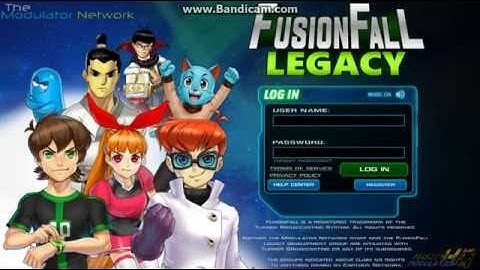 FusionFall Legacy|Character preregistration!