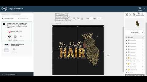 Logo Editing - Corjl * by LogoChicBoutique
