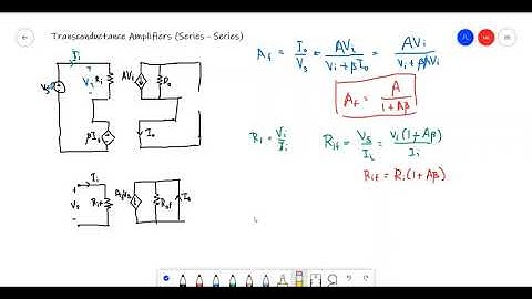Feedback (Part 4) - Transconductance and Transresistance Amplifiers