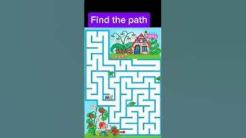find the path | maze puzzle | find the way #youtubeshorts #shorts