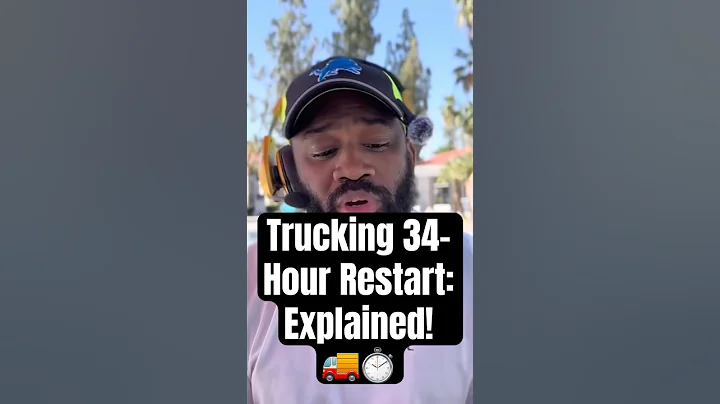 Trucking 34-Hour Restart: Explained! 🚚⏱️