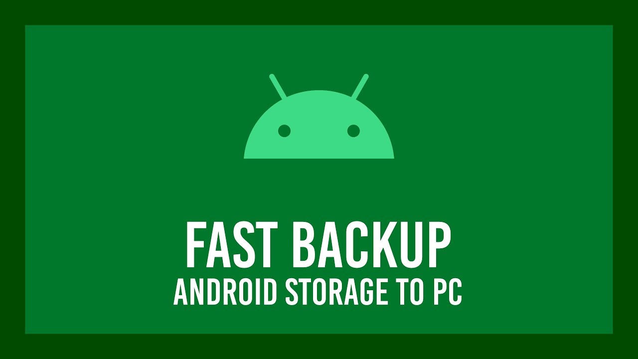 How To Quickly Copy All Data Off An Android Phone | Backup
