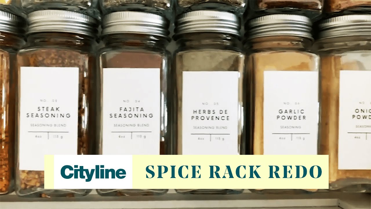 Spice Rack Organizing Ideas - Happy Happy Nester