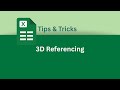 How to Do 3D Referencing in Excel | Excel Tips & Tricks