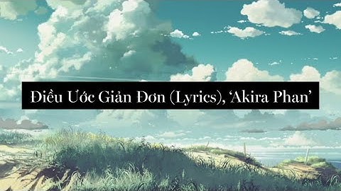 Điều Ước Giản Đơn (Lyrics), 