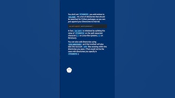In Python script, how do I set PYTHONPATH? #shorts