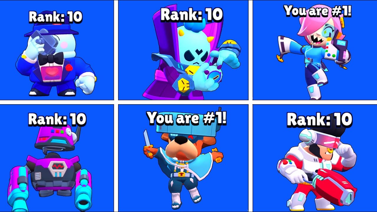 ALL *NEW* SKINS + COLONEL RUFFS LOSING & WINNING POSE! | Brawl stars ...