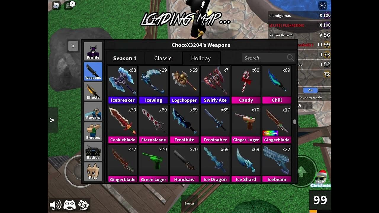 MURDER MYSTERY 2 GODLIES INVENTORY STACKED (8,000+ VALUE!)