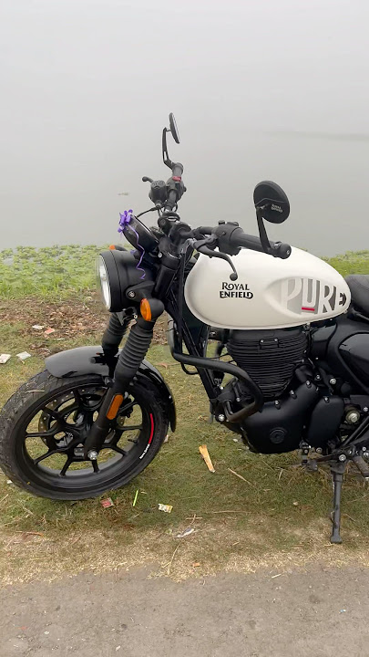 Royal Enfield Hunter 350 Dapper White🔥❤️ #hunter #automobile #trending #bikeride #bikelover #srk