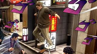 kamurocho man defies gravity