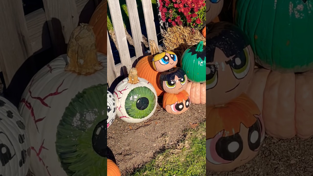 Beautiful Pumpkin Paintings at the Hershey Gardens Pumpkin Palooza 2024 