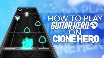 How To Play Guitar Hero Live Guitar On PC - GHL Properly On Clone Hero (1100 6 Fret Charts - Songs)