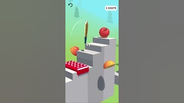 Slice it all! All levels. Very satisfying and relaxing ASMR slicing game #asmr #Cutting #shorts